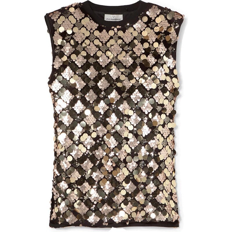 Lola Casademunt Top zlatá / strieborná 65884176