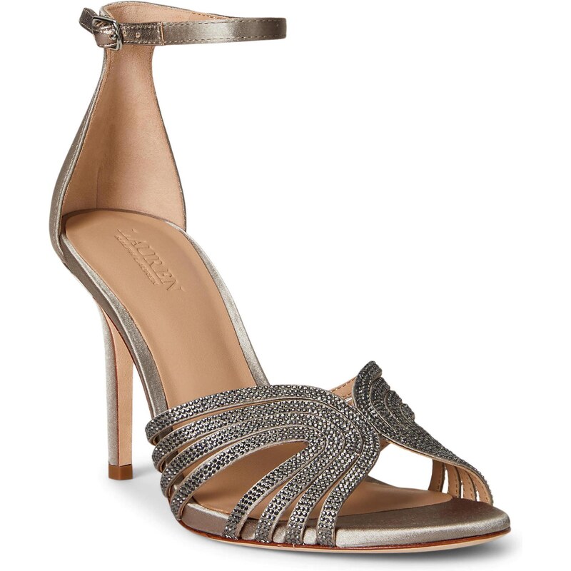 Lauren Ralph Lauren Remienkové sandále ALLIE hnedá / tmavošedá / 65774188