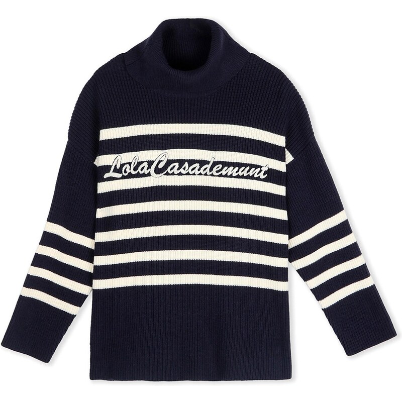 Lola Casademunt Sveter krémová / námornícka modrá 65884364