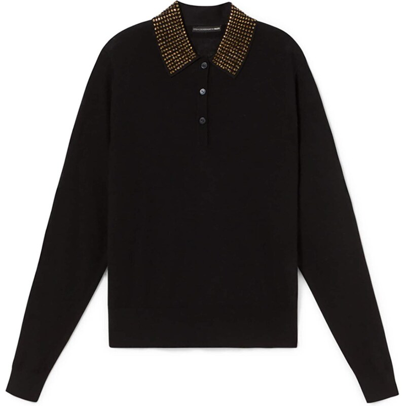 Lola Casademunt Sveter zlatá / čierna 65884383