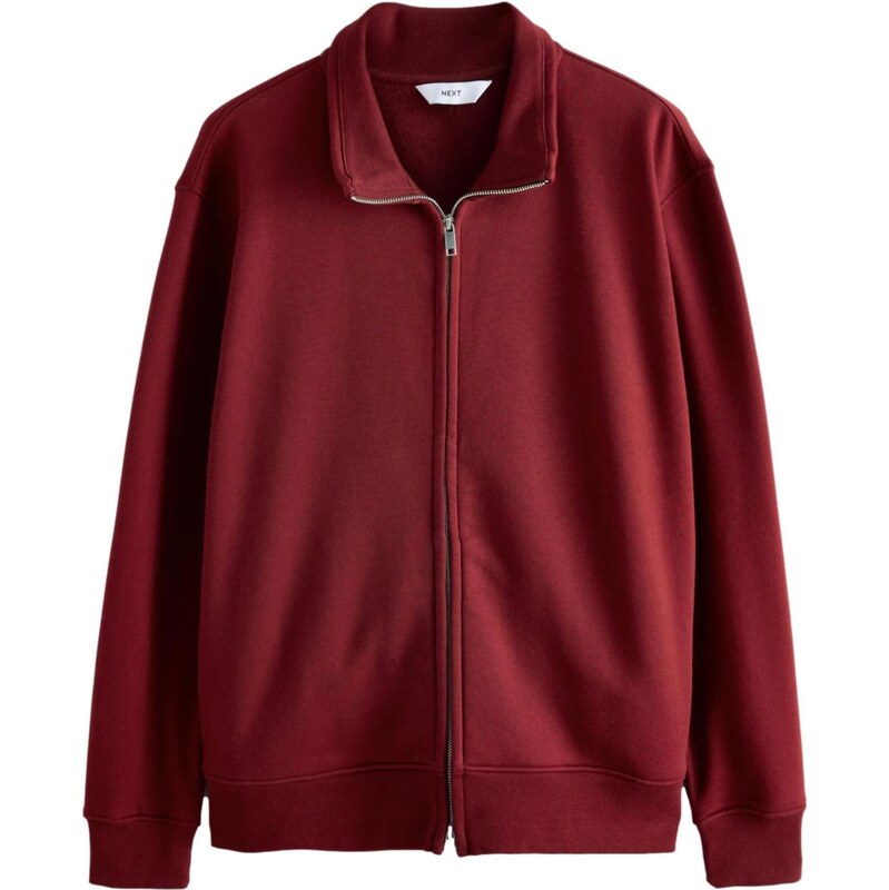 Next Tepláková bunda červená 65774256