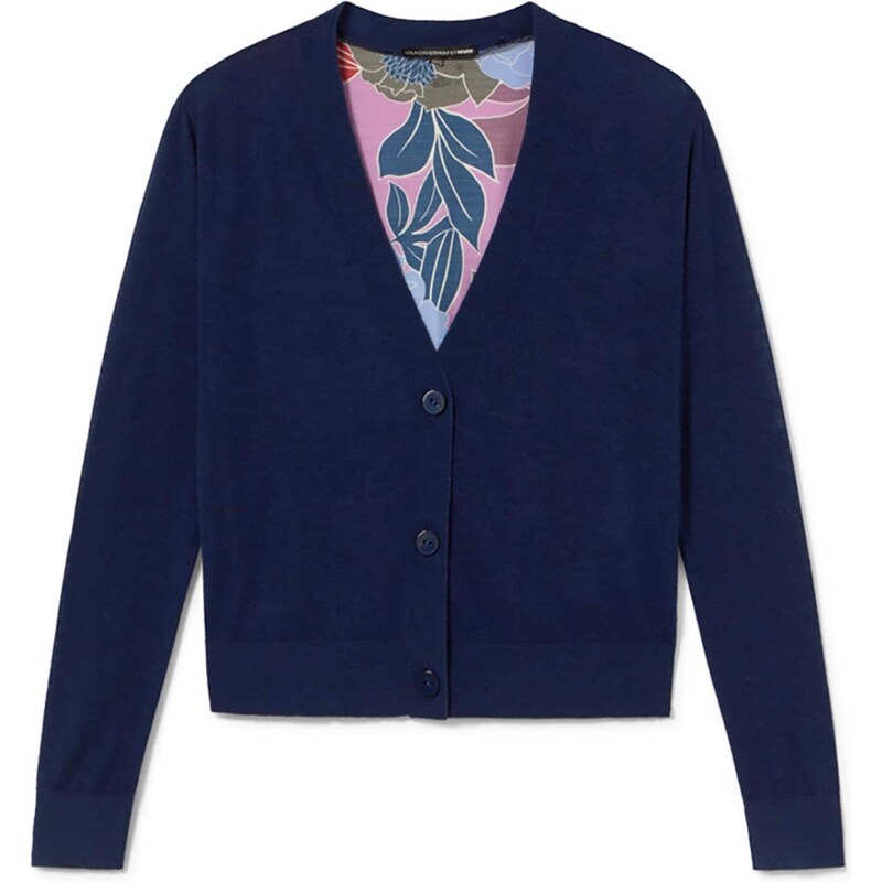 Lola Casademunt Kardigán námornícka modrá / svetlomodrá / orchideová / 65773041