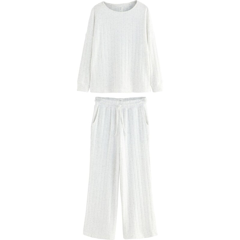 Next Pyžamo biela melírovaná 66038383