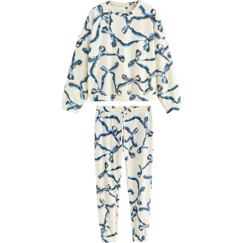 Next Pyžamo nebielená / námornícka modrá / čierna 65773687