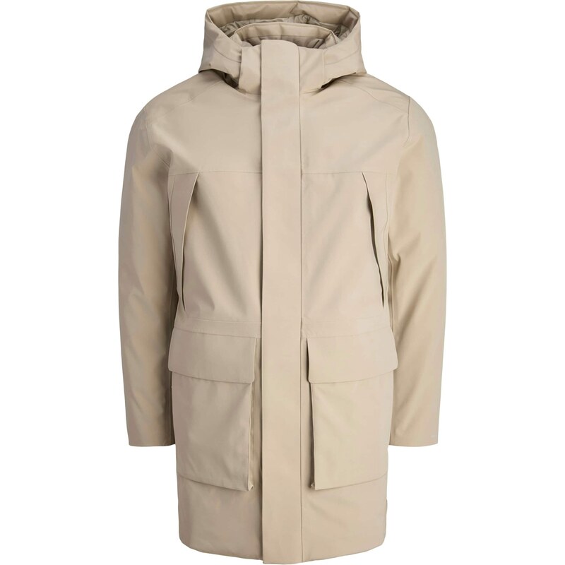 Jack & Jones Premium Zimná parka JPRCCMOON tmavobéžová 65817001