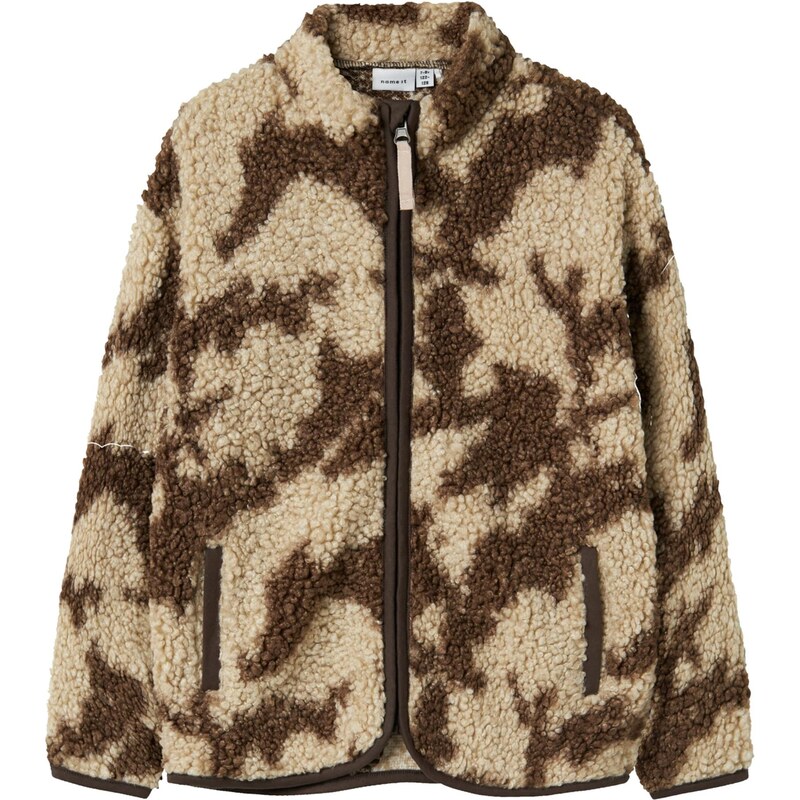 NAME IT Kardigán NKMOZIAS hnedá / kapučíno / sivobéžová 65774704