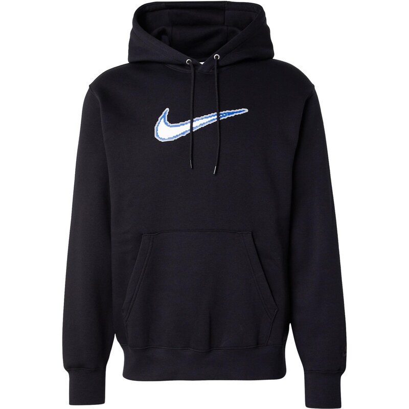 Nike Sportswear Mikina Club modrá / sivá / čierna / biela 65774790