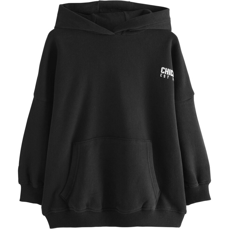 Next Mikina čierna / biela 65894479