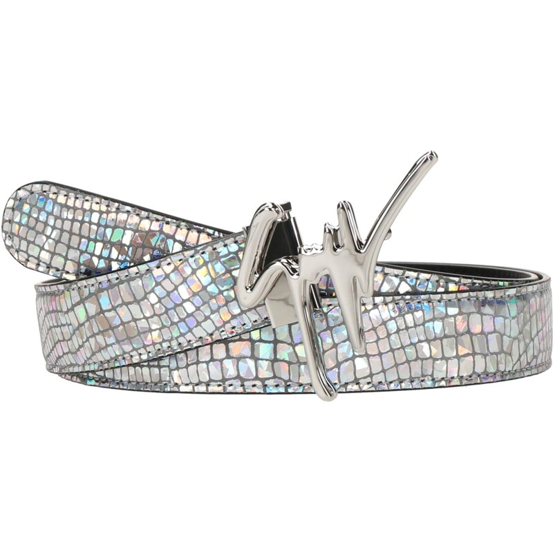 Giuseppe Zanotti Opasky svetlosivá / strieborná 65773418