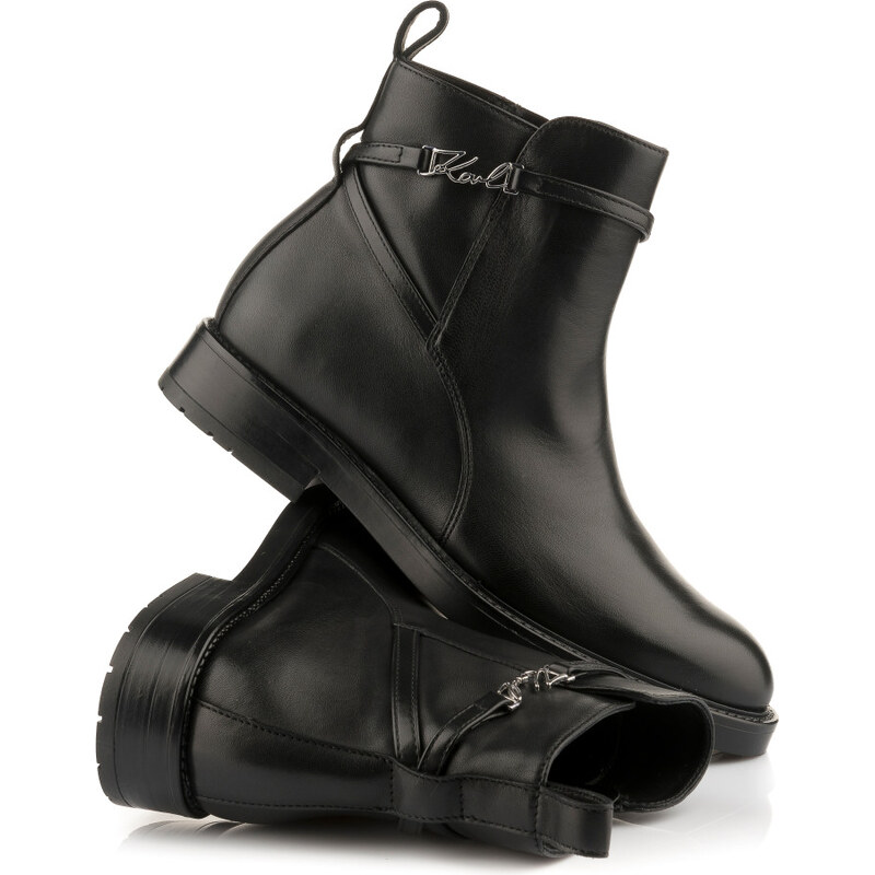 ČLENKOVÁ OBUV KARL LAGERFELD BLAKE SIGNIA ANKLE BOOT 67047516