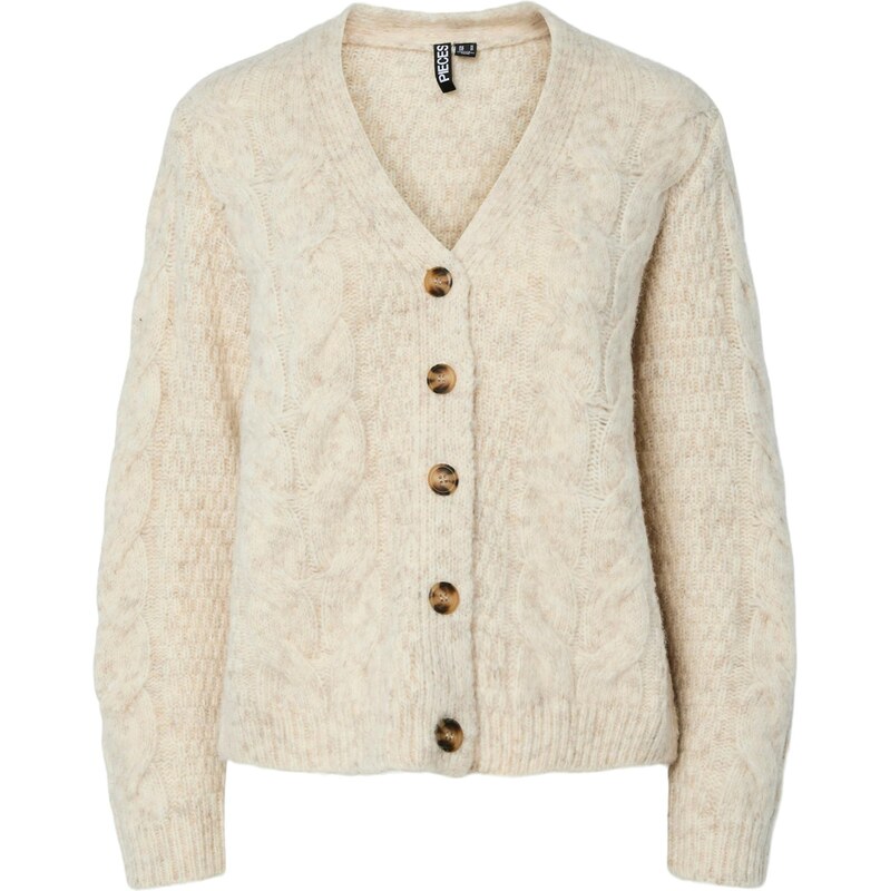 PIECES Kardigán PCNINA krémová 65774142
