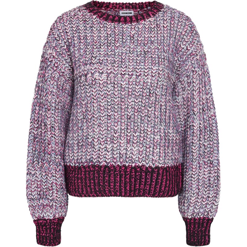 Noisy may Sveter NMFATIMA opálová / tmavoružová / čierna / biela 65853414