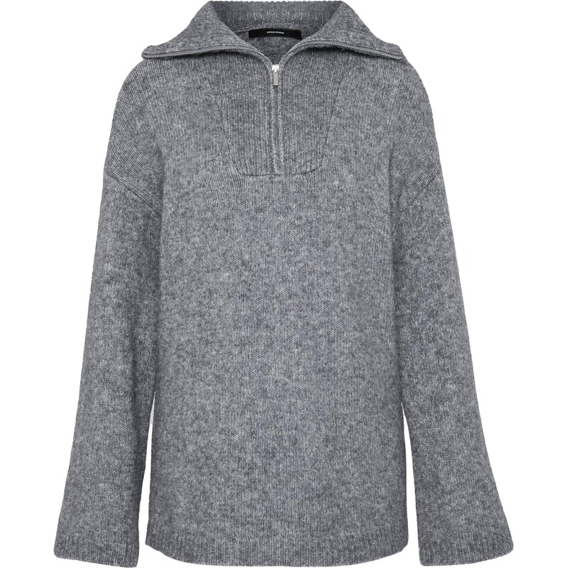Vero Moda Tall Sveter VMMIRLA sivá melírovaná 65774195