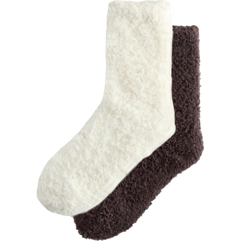 Next Ponožky nebielená / tmavohnedá 65774363