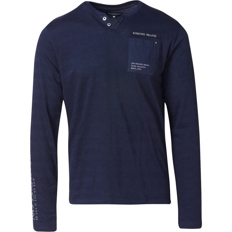 KOROSHI Tričko tmavomodrá 65895855