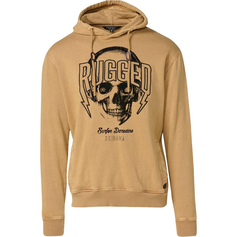 KOROSHI Mikina béžová / čierna 65796563