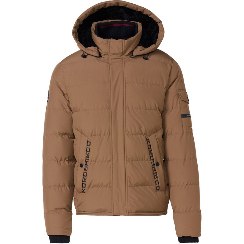 KOROSHI Zimná bunda hnedá 65774673