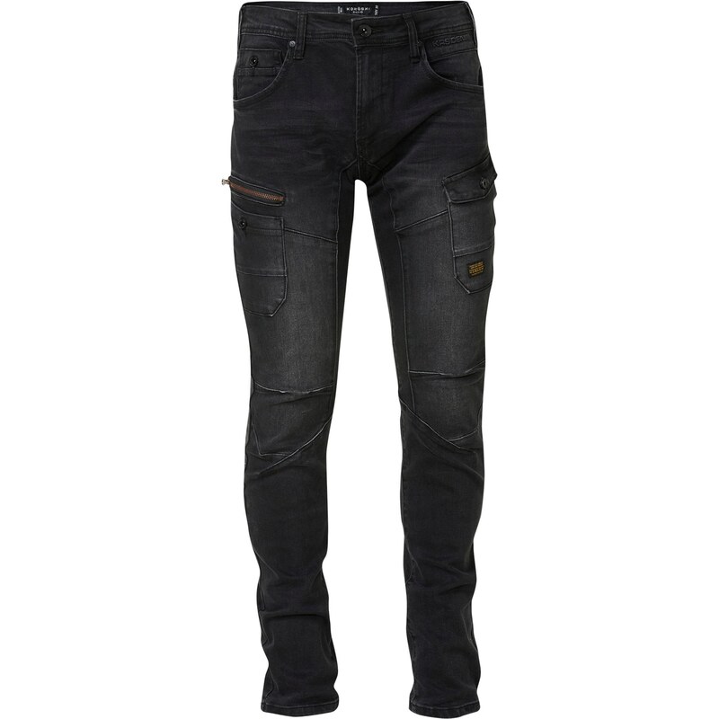KOROSHI Džínsy čierna 65774674