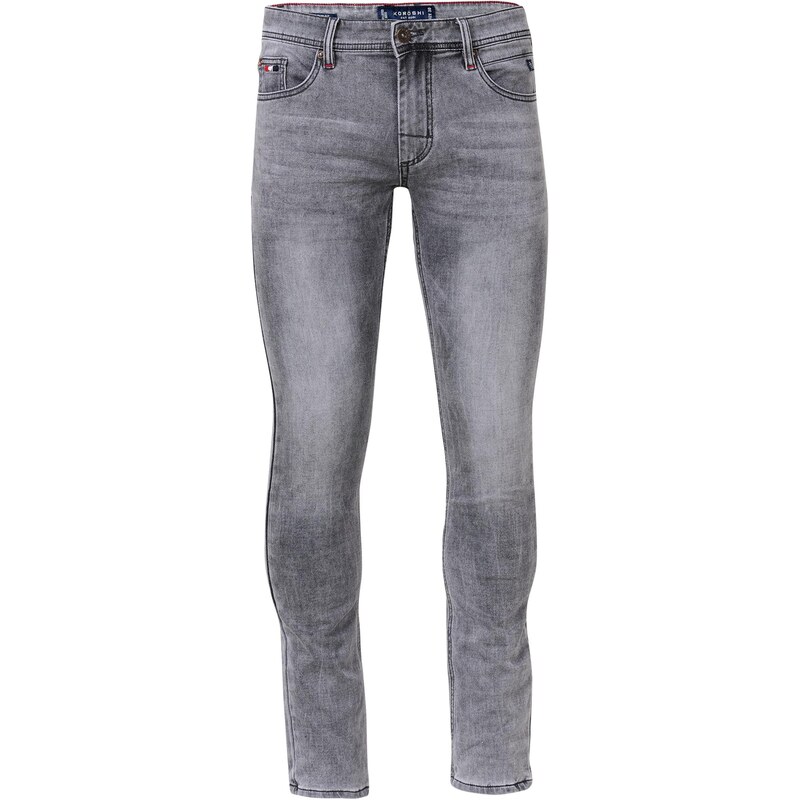 KOROSHI Džínsy sivá 65774720