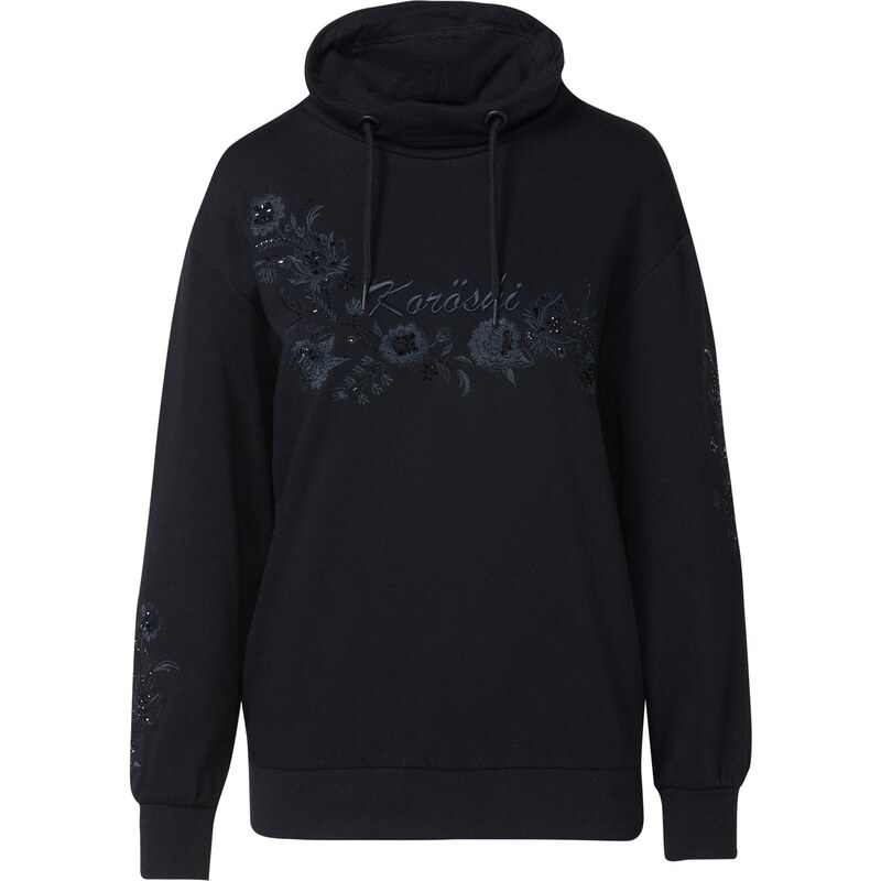 KOROSHI Mikina čierna 65895969