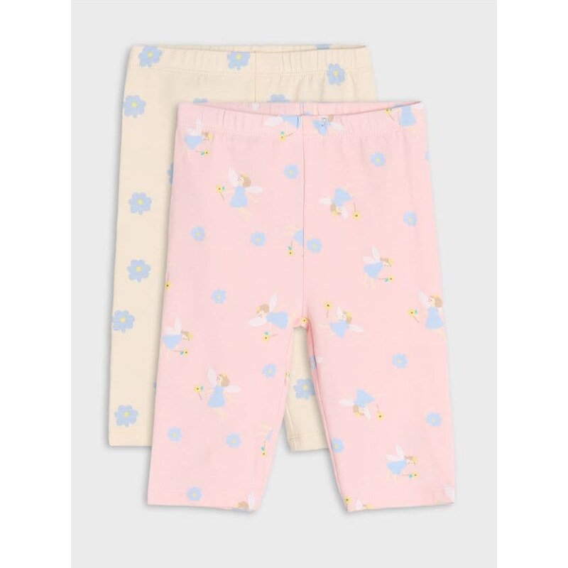 Sinsay - Súprava 2 legín - pastelová ružová 65771241