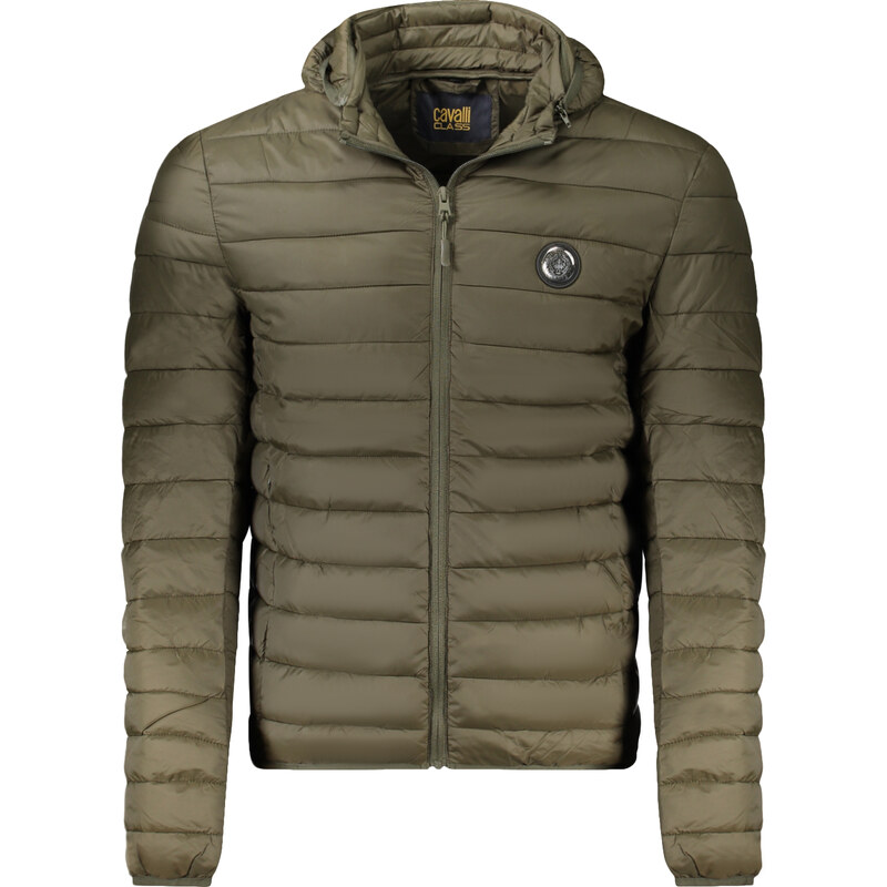 Kvalitná Pánska Zimná Bunda CAVALLI CLASS Zelená 66033695