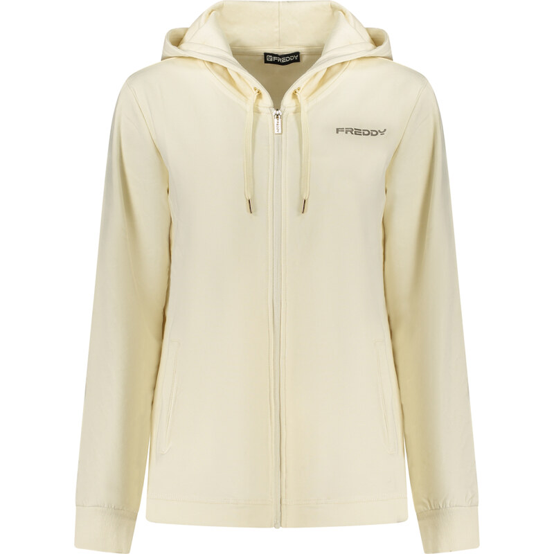 Pohodlná Dámska Mikina so zipsom FREDDY Liana UltraComfy Biela 66034314