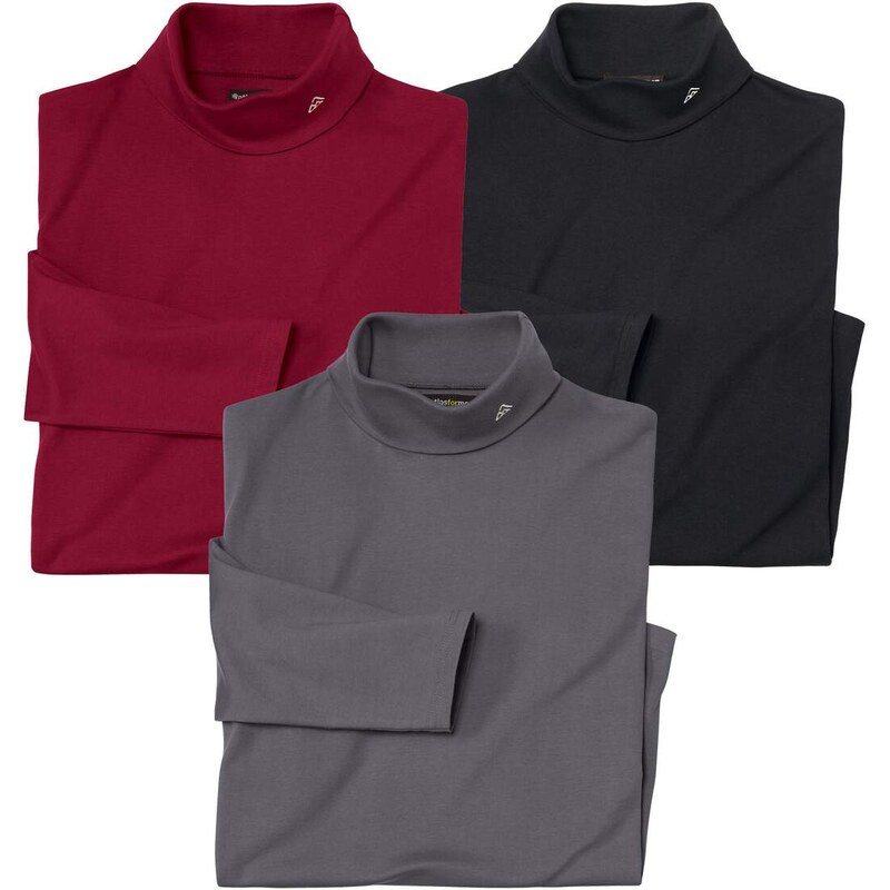 Sada 3 rolákov Mountain Atlas For Men Čierna 65774079