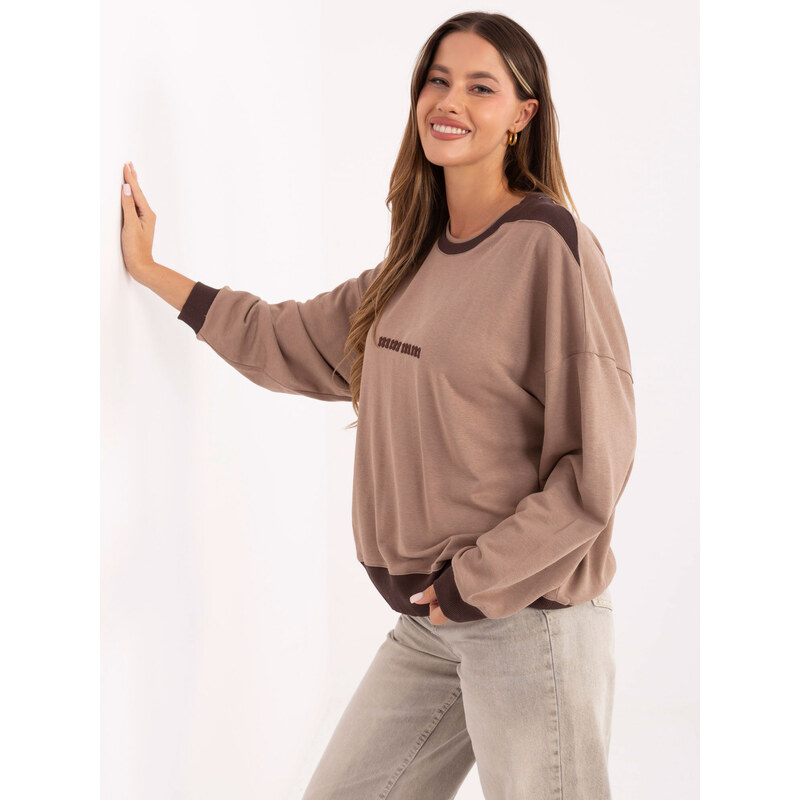 RELEVANCE Blouse-RV-BZ-A878.51-dark beige 65774490