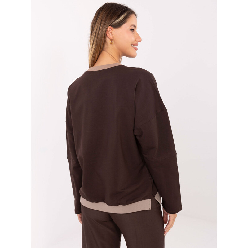 RELEVANCE Blouse-RV-BZ-A907.08P-dark brown 65774513