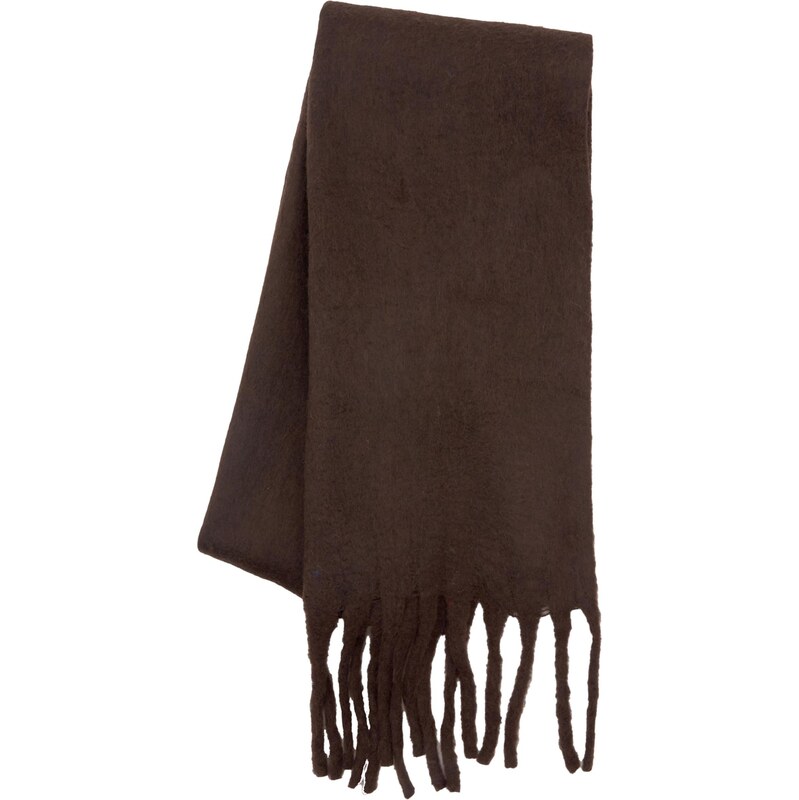 Pull&Bear Šál tmavohnedá 65836076
