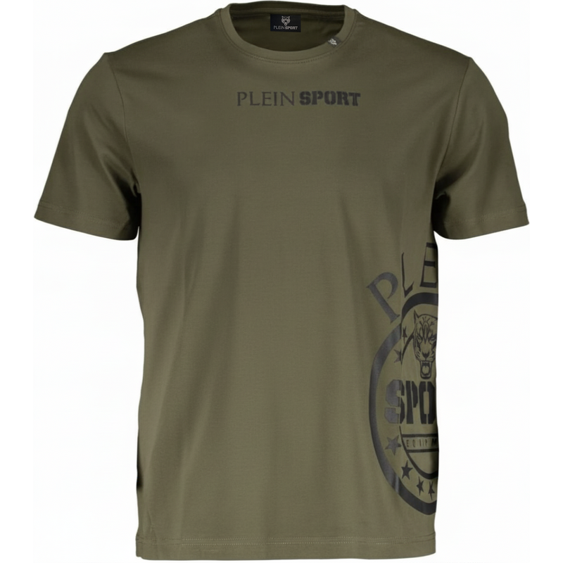 PLEIN SPORT Logo Green tričko 65776680