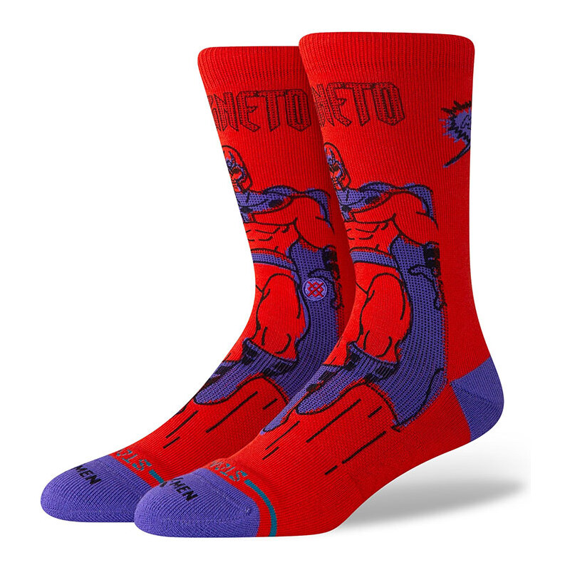Stance Magneto Crew - Unisex - Ponožky Stance - Červené - A555C25MAG 66361890