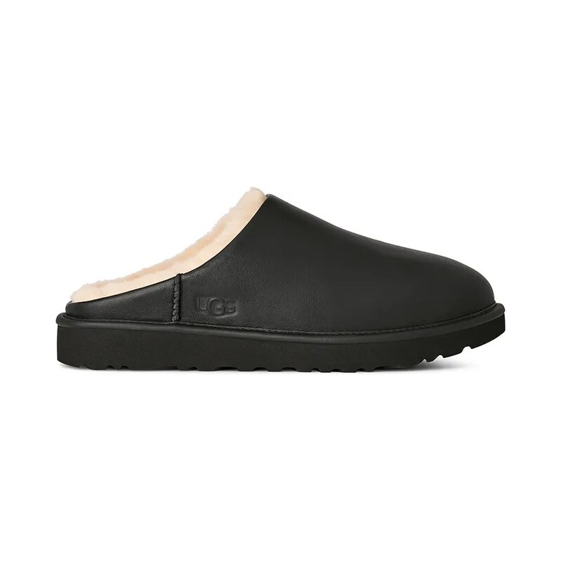 Kožené papuče UGG Classic Slip-On Noir 65802091