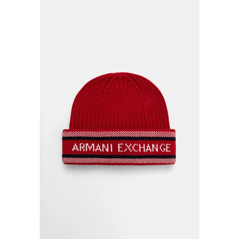 Čiapka s prímesou vlny Armani Exchange 65780771