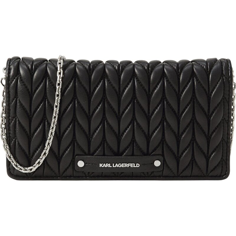 Karl Lagerfeld Kabelka na rameno WEAVE čierna 62240193