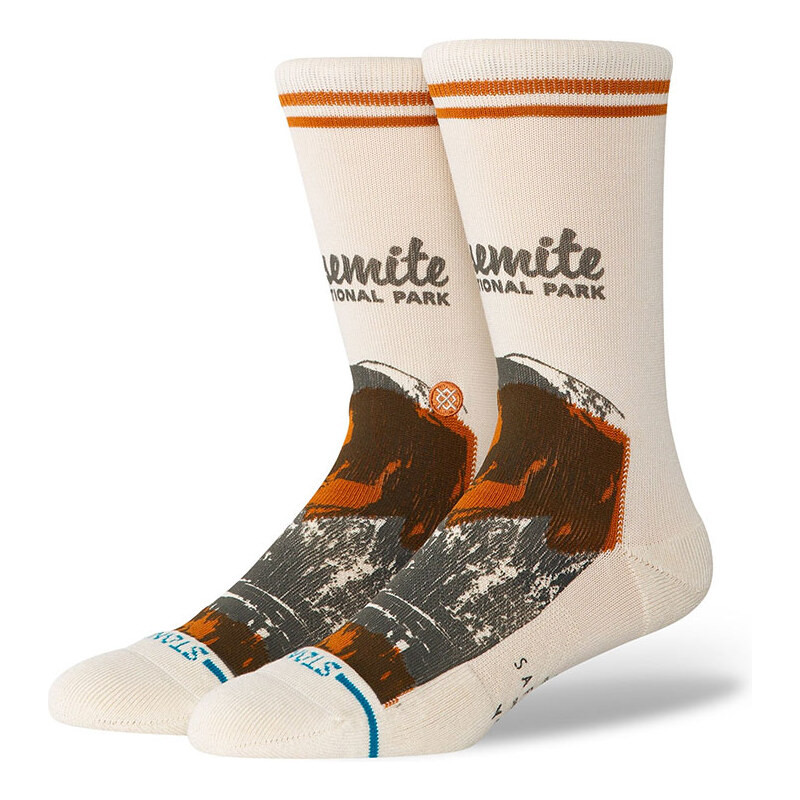 Stance Yosemite Np Crew - Unisex - Ponožky Stance - Hnedé - A555C25YOS 66361894