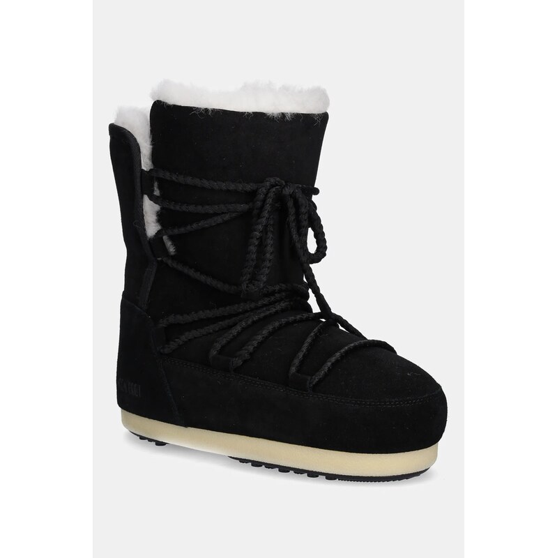 Semišové snehule Moon Boot MB EVX BOOT SUEDE / SHEARLING 65781302