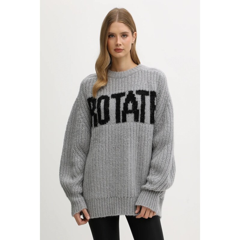 Sveter s prímesou vlny Rotate 65781513