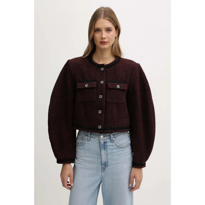 Bunda s prímesou vlny Gestuz 65781721