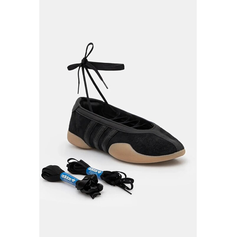 Semišové baleríny adidas Originals Taekwondo Mei Ballet W 65781872