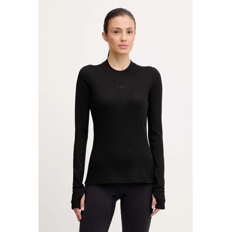 Funkčné tričko s dlhým rukávom s prímesou vlny Oakley SPRUCE 65781877