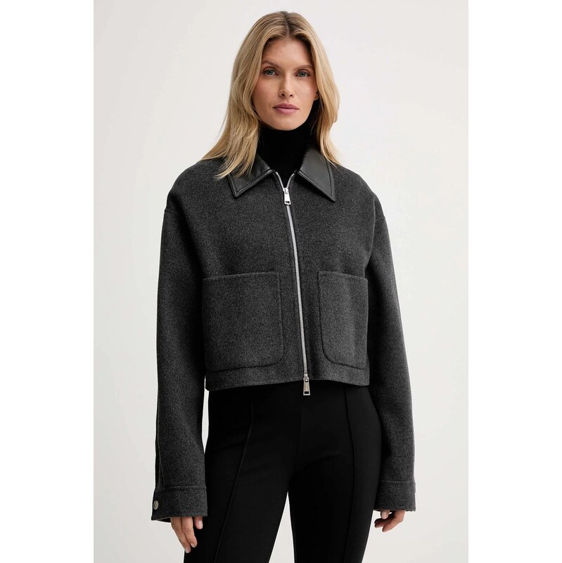 Bunda s prímesou vlny Nanushka 65781974