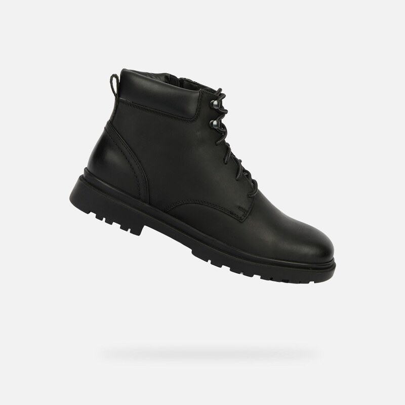 Black Mens Ankle Boots Geox Andalo - Mens 65782107
