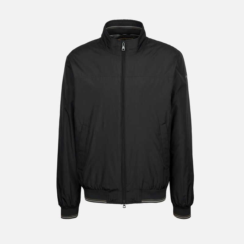 Mens Black Jacket Geox Jharrod - Mens 65782195