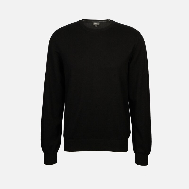 Black Mens Sweater Geox - Mens 65782204