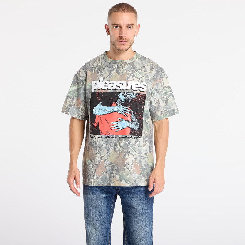 Tričko PLEASURES Embrace T-Shirt Camo XXL 65782351
