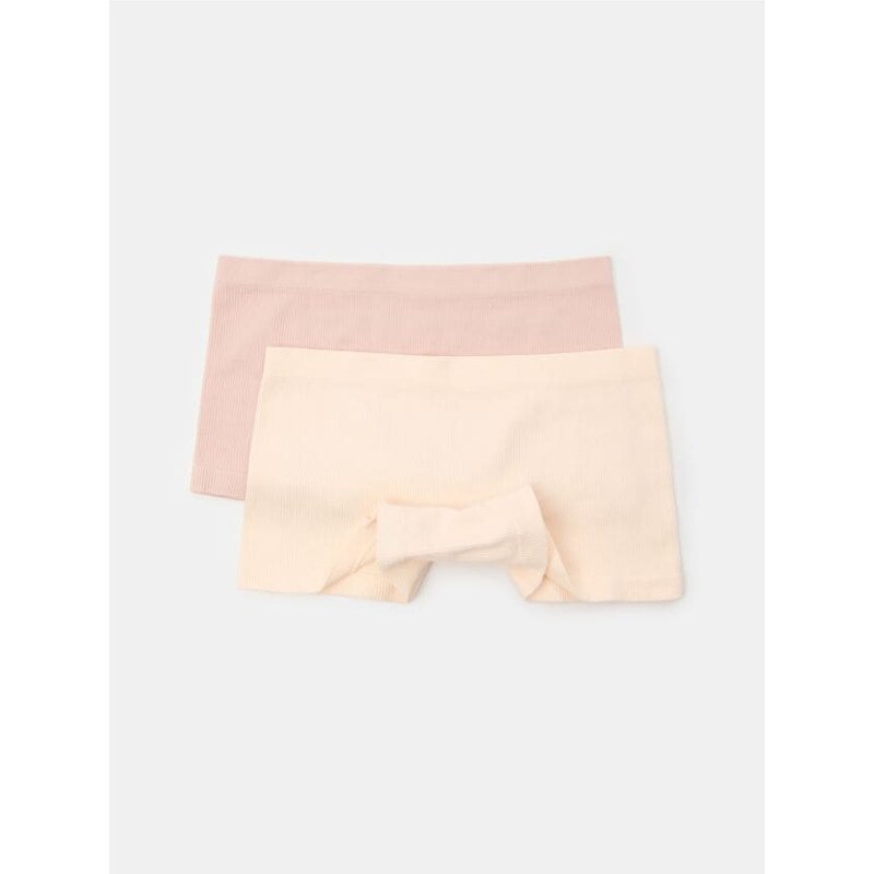 Sinsay - Rebrované boxerky 2 balenie - béžová 65782586