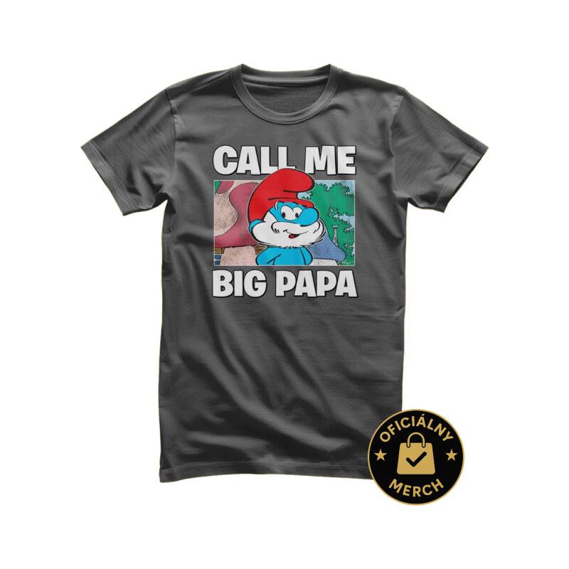Hybris Smurfs - Call Me Big Papa (tričko) 65782788