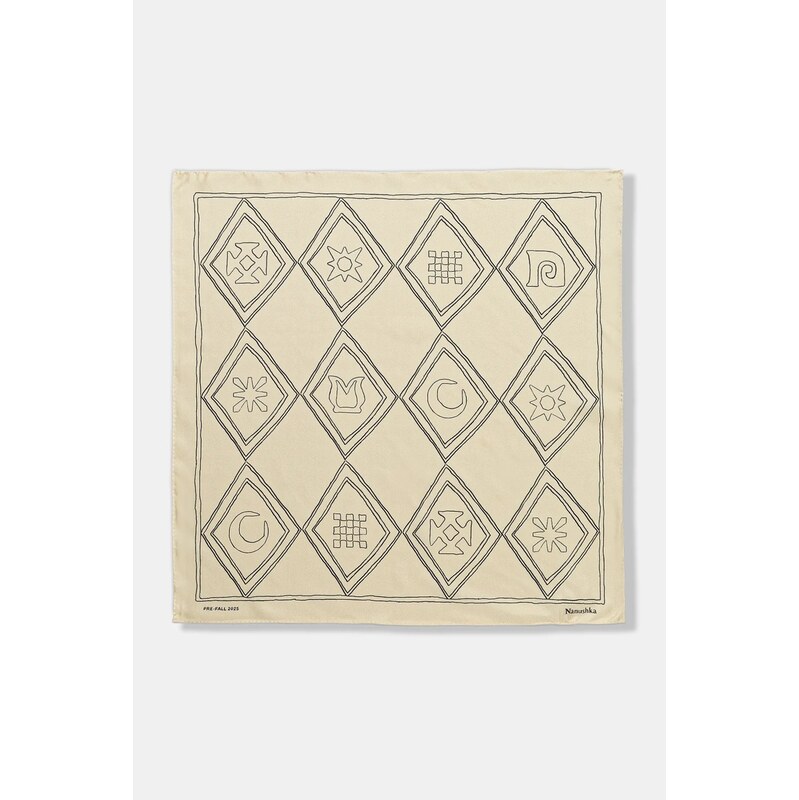 Hodvábna šatka Nanushka 65783469